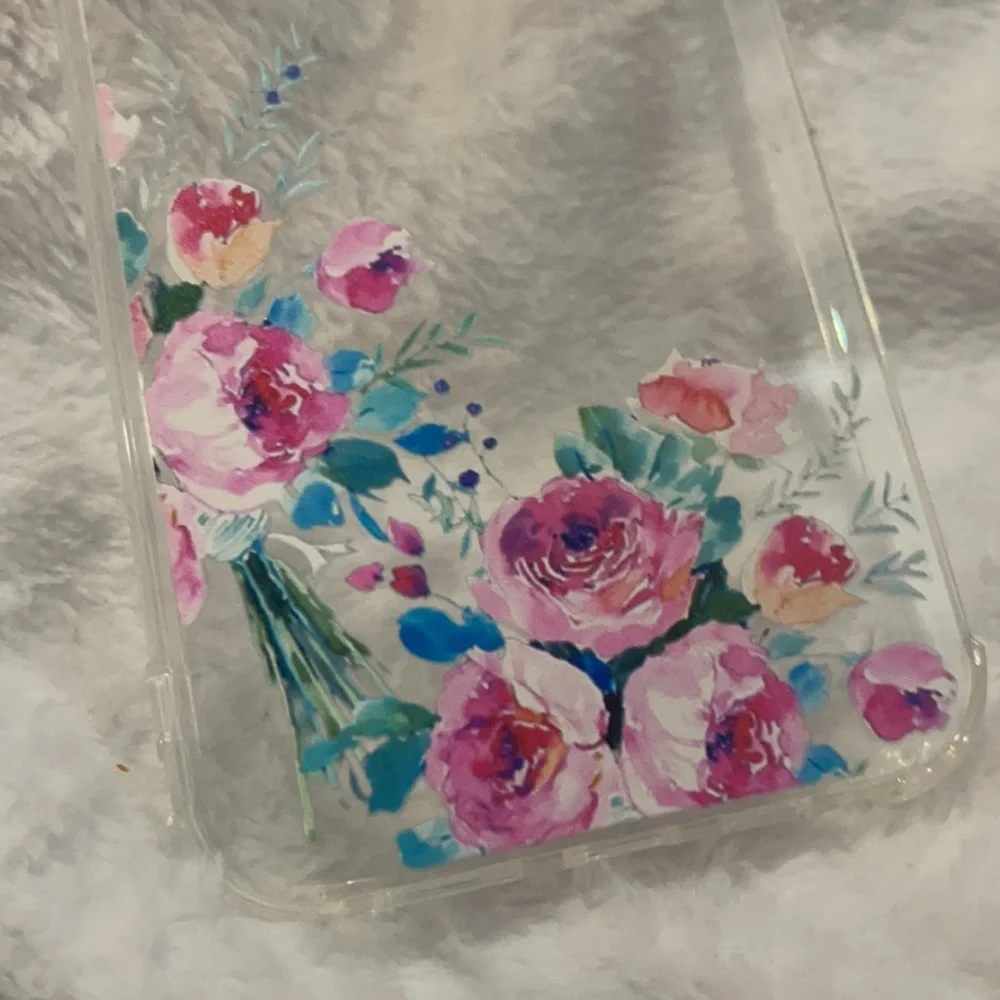 New clear floral phone case - 12 pro max